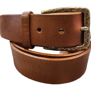 BELT 42" WIDE BROWN LEATHER BELT